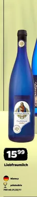 Wino białe półsłodkie Liebfraumilch Peter Mertes promocja w Netto