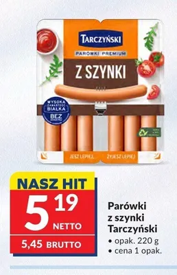 Parówki z szynki Tarczyński promocja w Makro