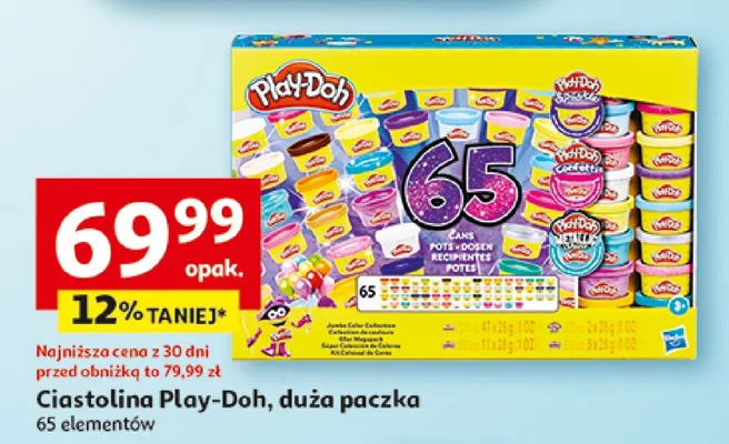 Ciastolina Play-Doh, duża paczka promocja w Auchan