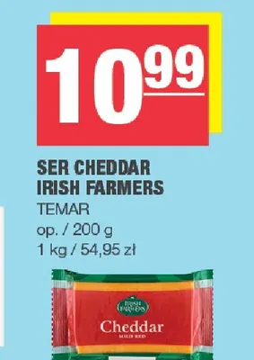 Ser cheddar Irish Farmers Temar promocja w SPAR