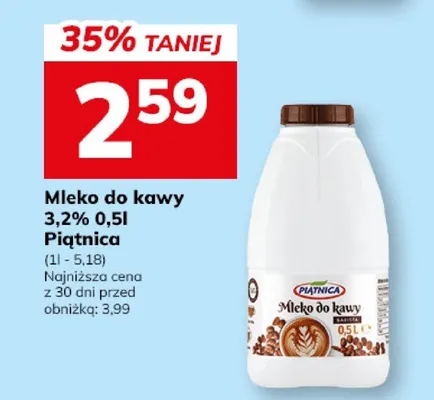 Mleko do kawy promocja w Hitpol