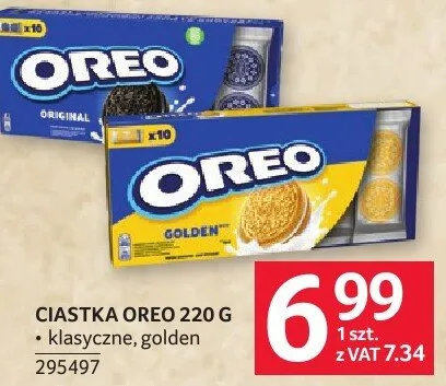 Ciastka Oreo 220 g promocja w Selgros