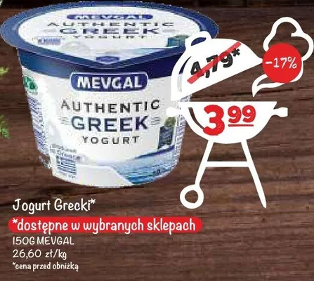 Jogurt Grecki Authentic Mevgal promocja w Arhelan