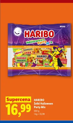 Żelki Haribo Halloween Party Mix promocja w Lidl