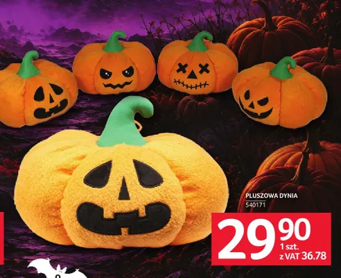 Pluszowa dynia promocja w Selgros