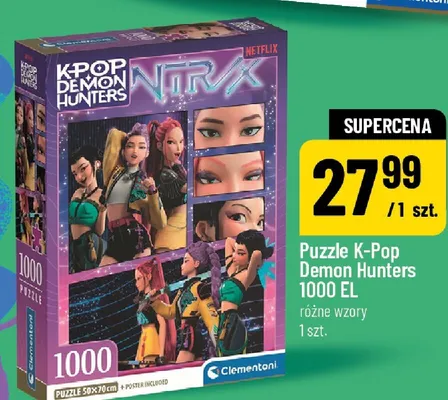 Puzzle Clementoni K-Pop Demon Hunters 1000 EL promocja w POLOmarket