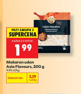 Makaron udon Asia Flavours promocja w Biedronka