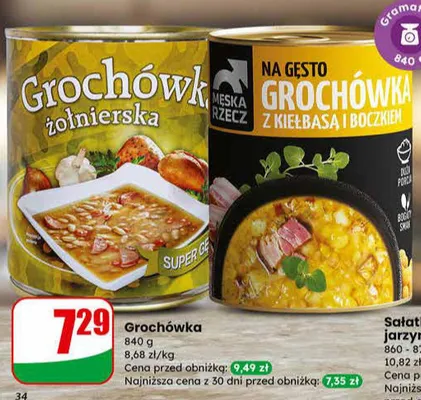 Grochówka promocja w Dino