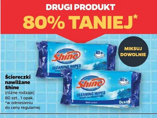 Ściereczki nawilżane promocja w Netto