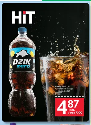 Napój Dzik orange promocja w Selgros