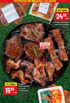 Karkówka lub boczek wieprzowy na grilla promocja w POLOmarket