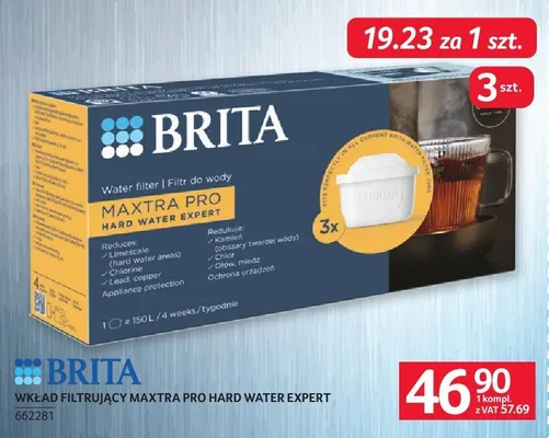 Wkład filtrujący Maxtra Pro Hard Water Expert 662281 promocja w Selgros