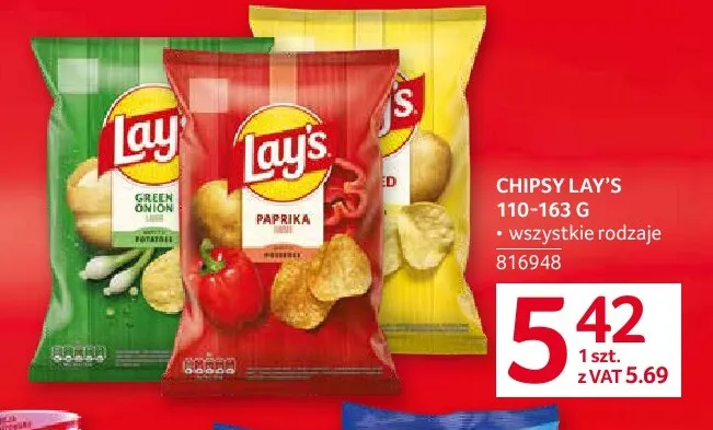 Chipsy Lay's promocja w Selgros