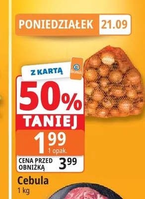 Cebula promocja w Leclerc