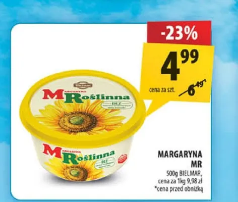 Margaryna MR Bielmar promocja w Arhelan