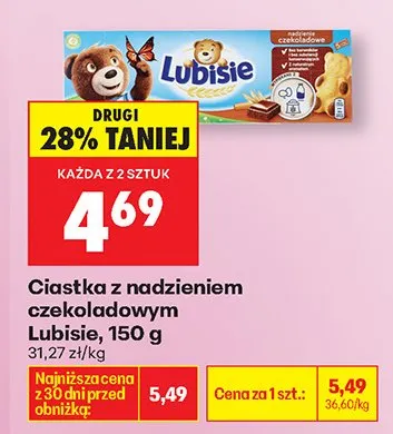 Ciastka z nadzieniem czekoladowym promocja w Biedronka
