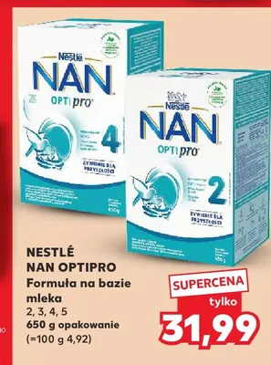 Formuła na bazie mleka Nestlé NAN Optipro 3 promocja w Kaufland