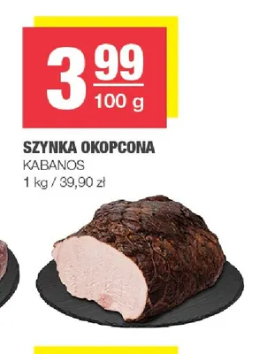 Szynka okopcona Kabanos promocja w SPAR