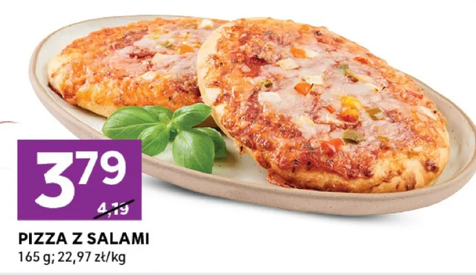 Pizza z salami promocja w Stokrotka