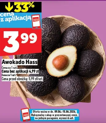 Awokado Hass promocja w TOPAZ