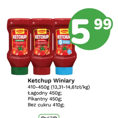 Ketchup Winiary Pikantny promocja w Limonka