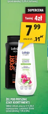 Żel pod prysznic Luksja Men Sport promocja w Arhelan