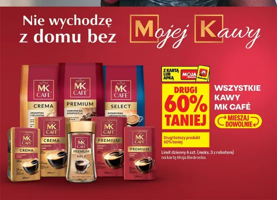 Kawa mielona MK Café Select promocja w Biedronka
