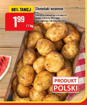 Ziemniaki wczesne promocja w POLOmarket