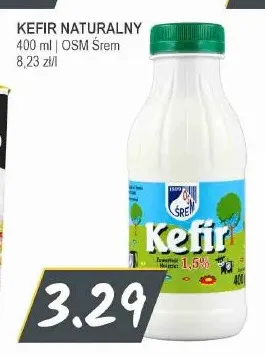 Kefir naturalny OSM Śrem promocja w Słoneczko