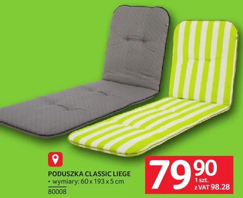 Poduszka Classic Liege promocja w Selgros