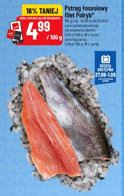 Pstrąg łososiowy filet Polryb promocja w POLOmarket