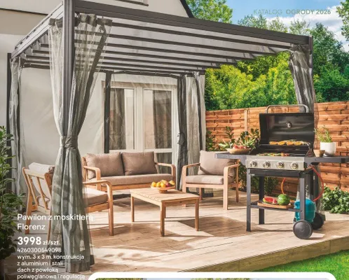 Pawilon z moskitierą Florenz promocja w Castorama