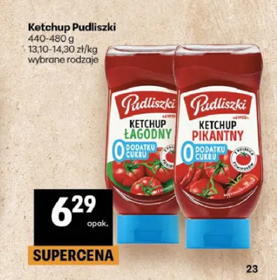 Ketchup Pudliszki Pikantny promocja w Delikatesy Centrum