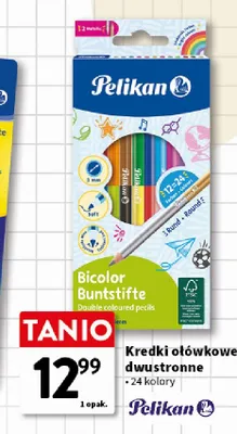 Kredki ołówkowe dwustronne Pelikan Bicolor promocja w Intermarche
