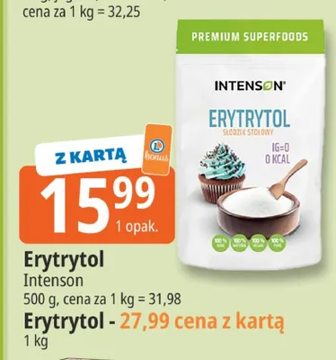 Erytrytol Intenson promocja w Leclerc