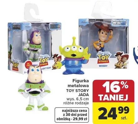 Figurka metalowa Toy Story Jada wys. 6,5cm promocja w Carrefour