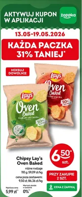 Chipsy Lay's Oven Baked Yoghurt with herbs promocja w Żabka