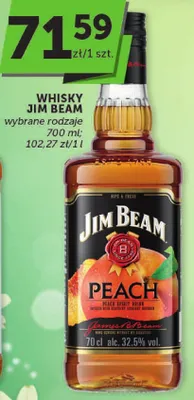 Whisky Jim Beam wybrane rodzaje promocja w ABC