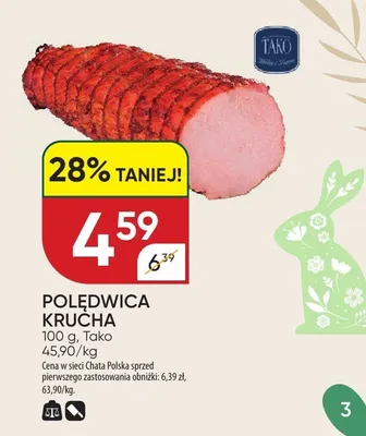 Polędwica krucha promocja w Chata Polska