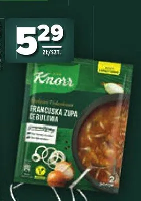 Zupa cebulowa Francuska Zupa Knorr promocja w Stokrotka