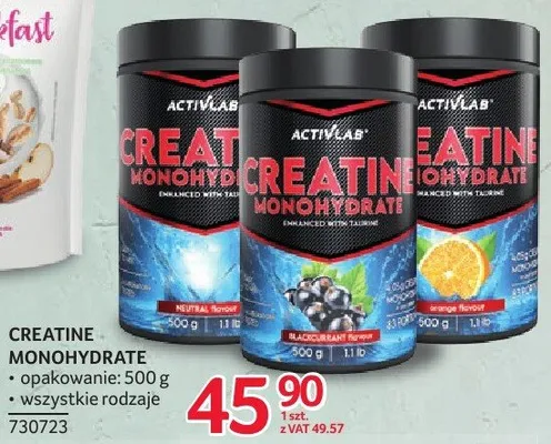 Creatine Monohydrate ActivLab 500g promocja w Selgros