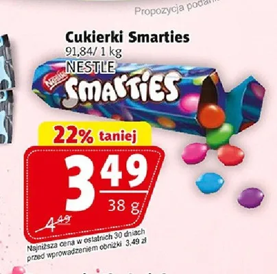 Cukierki Smarties Nestle promocja w Prim Market