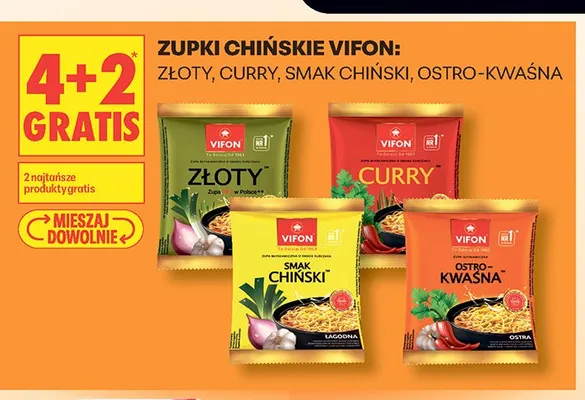 Zupki chińskie VIFON promocja w Biedronka