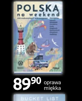 Przewodnik Polska na weekend oprawa miękka promocja w Empik