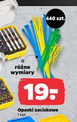 Opaski zaciskowe Techliner promocja w Netto