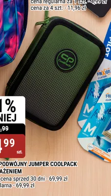 Piórnik podwójny Jumper Coolpack z wyposażeniem promocja w bi1