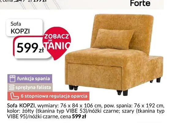 Sofa Kopzi promocja w Salony Agata