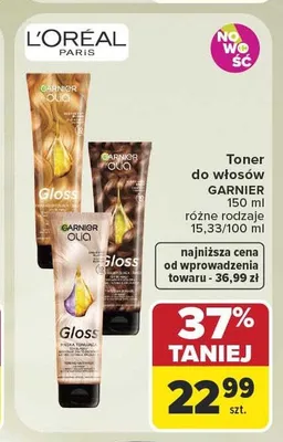 Toner do włosów Garnier Olia promocja w Carrefour