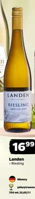 Wino białe Landen Riesling promocja w Netto