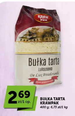 Bułka tarta Kraw Pak Luksusowa promocja w Groszek